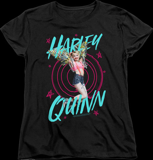 Womens Harley Quinn Target Birds Of Prey Shirt