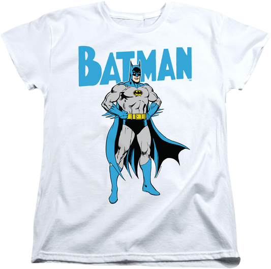 Womens Heroic Pose Batman Shirt