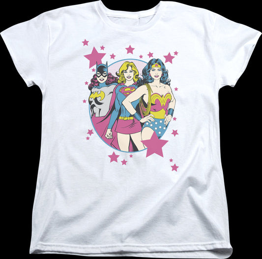 Womens Heroines of DC Comics Shirt