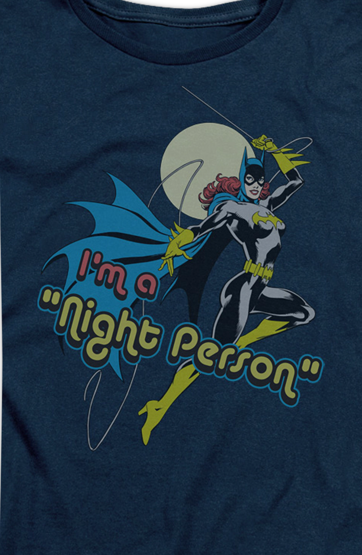 Womens I'm A Night Person Batgirl DC Comics Shirt