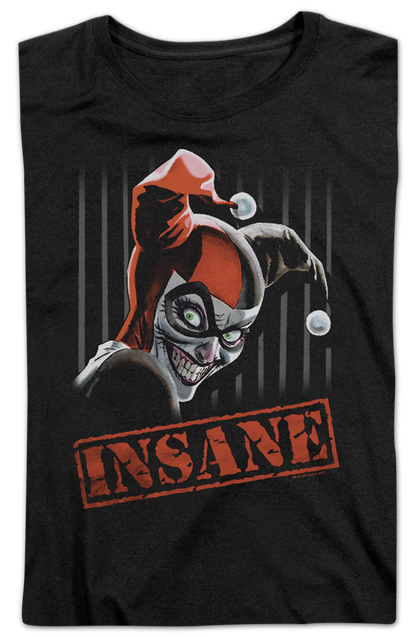 Womens Insane Harley Quinn Shirt