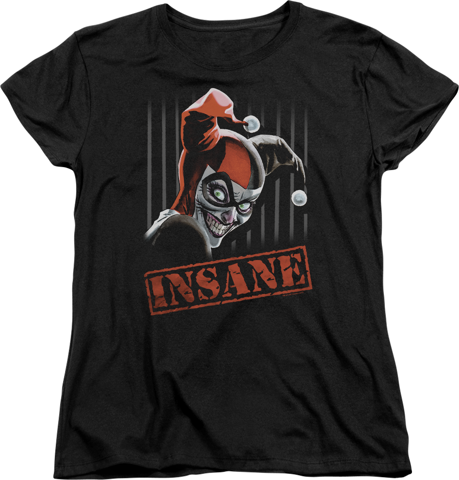 Womens Insane Harley Quinn Shirt