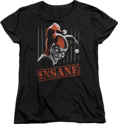 Womens Insane Harley Quinn Shirt