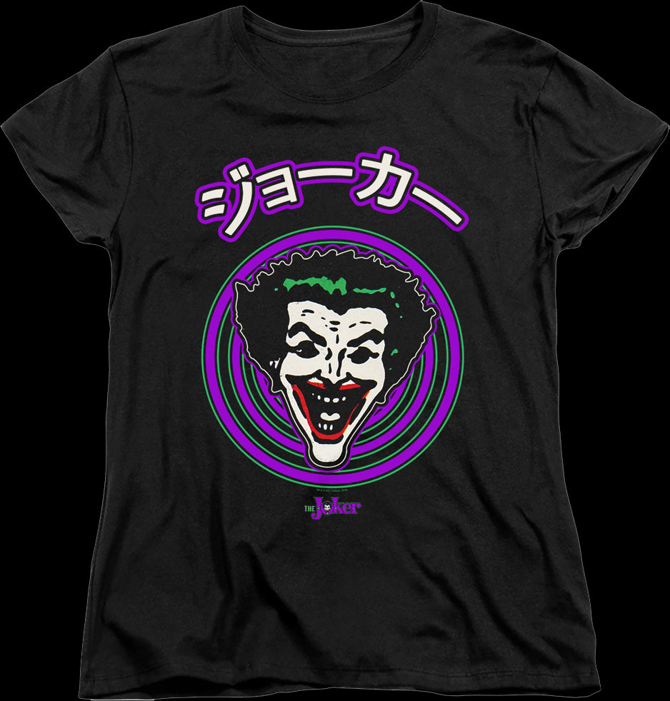 Womens Japanese Joker DC Comics Shirt