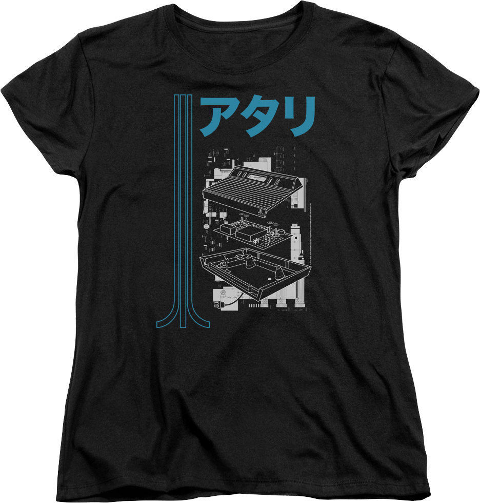 Womens Japanese Schematic Atari Shirt