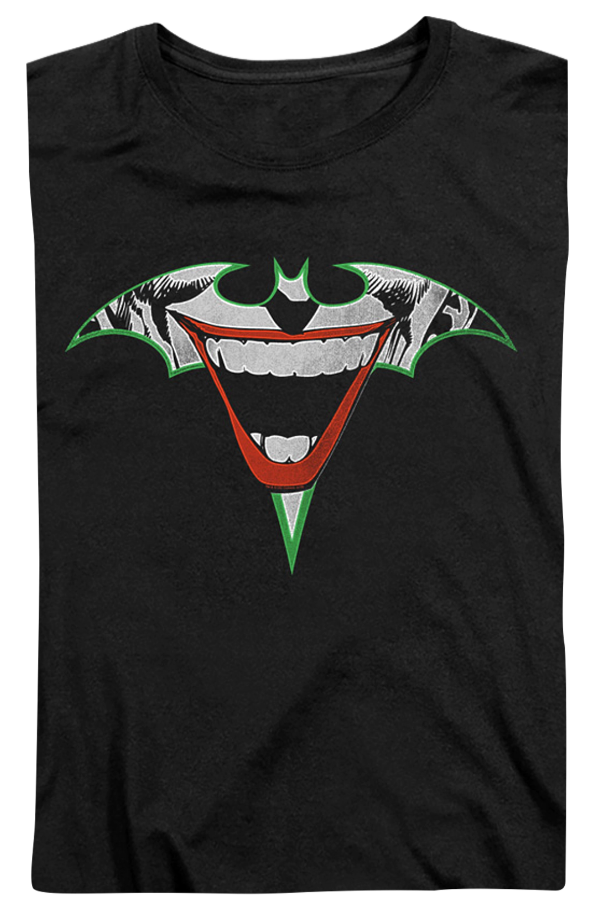 Womens Joker Bat Symbol DC Comics Shirt