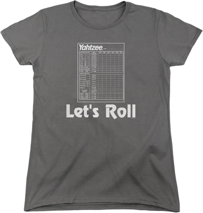 Womens Let's Roll Yahtzee Shirt