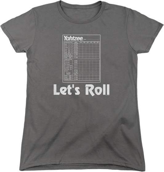 Womens Let's Roll Yahtzee Shirt