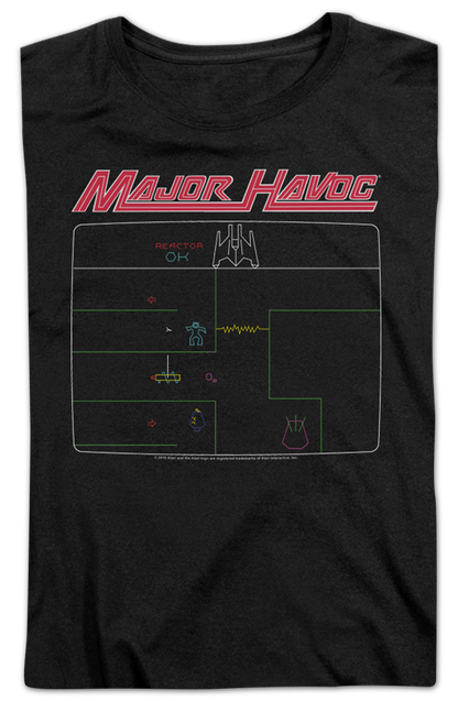 Womens Major Havoc Screen Atari Shirt