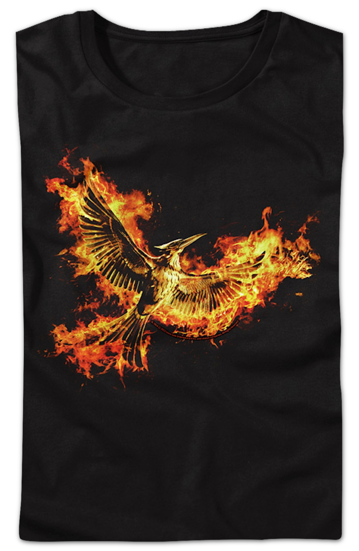 Womens Mockingjay Fire Flight Hunger Games Shirt