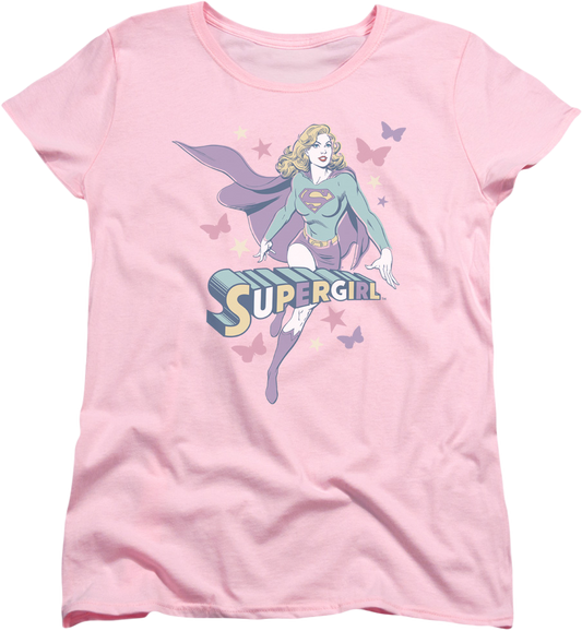 Womens Pastels Supergirl Shirt