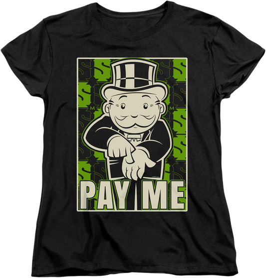 Womens Pay Me Monopoly Shirt