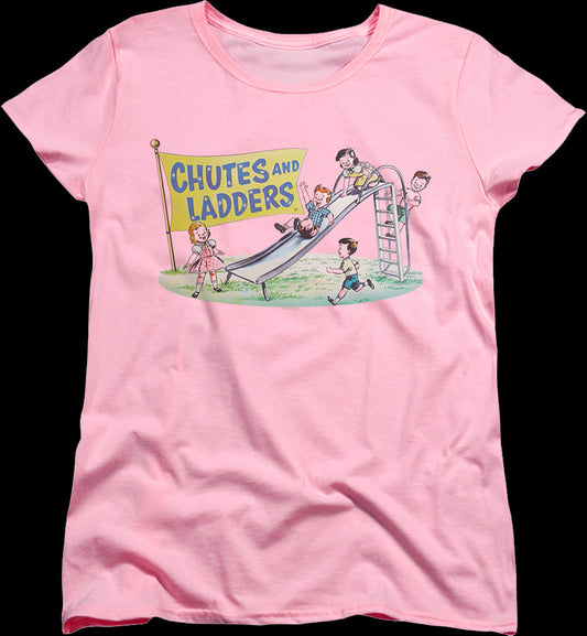 Womens Pink Chutes And Ladders Shirt