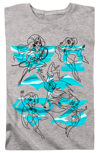 Womens Sketches DC Super Hero Girls Shirt