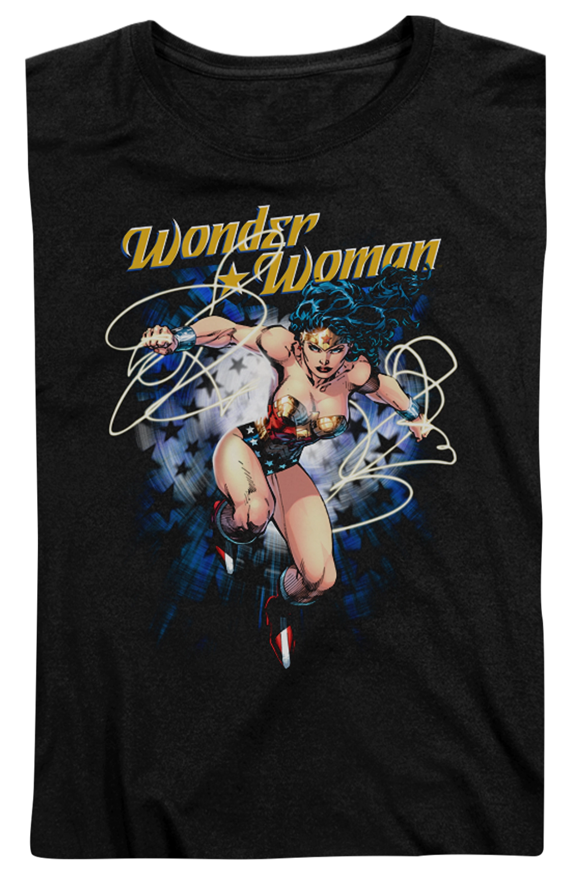 Womens Starburst Wonder Woman Shirt