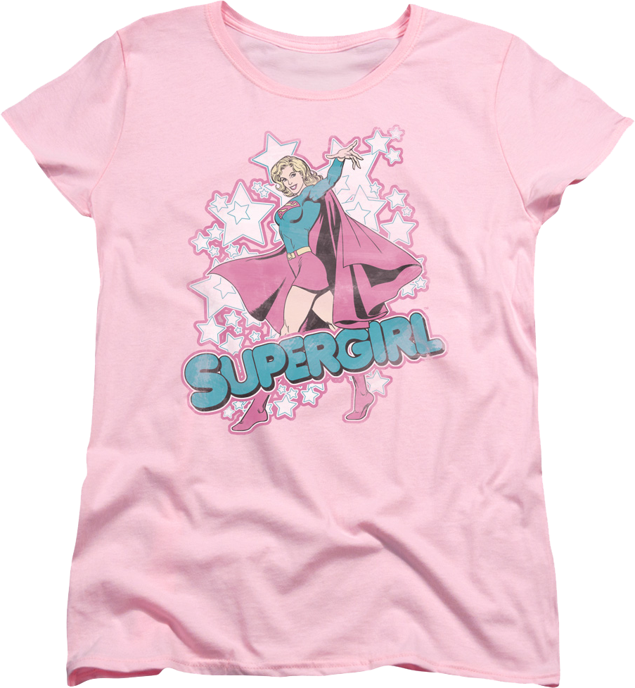 Womens Strike A Pose Supergirl Shirt