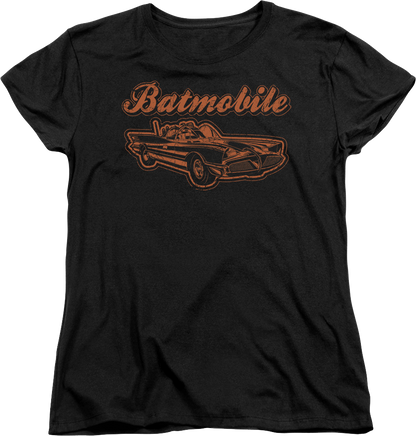Womens The Batmobile DC Comics Shirt