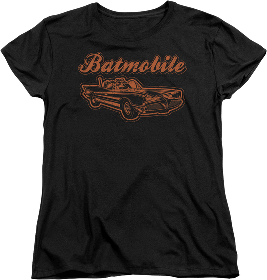 Womens The Batmobile DC Comics Shirt