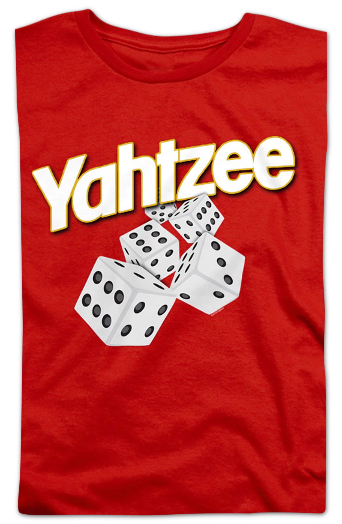 Womens The Fun Game That Makes Thinking Fun Yahtzee Shirt