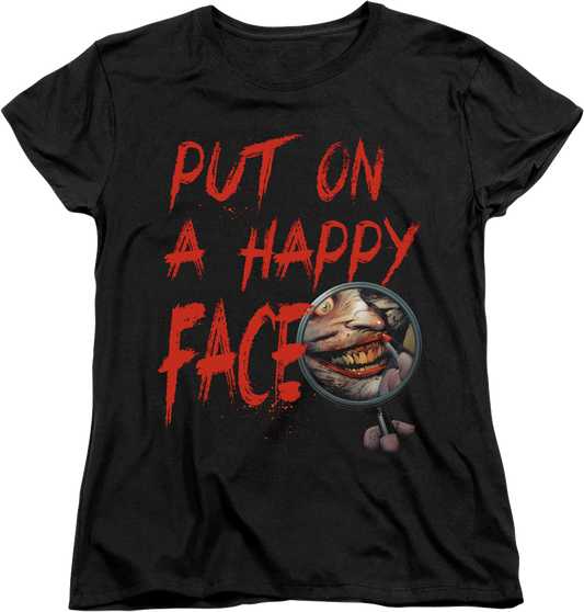 Womens The Joker Put On A Happy Face DC Comics Shirt