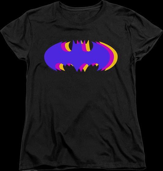 Womens Tri Symbol Batman Shirt