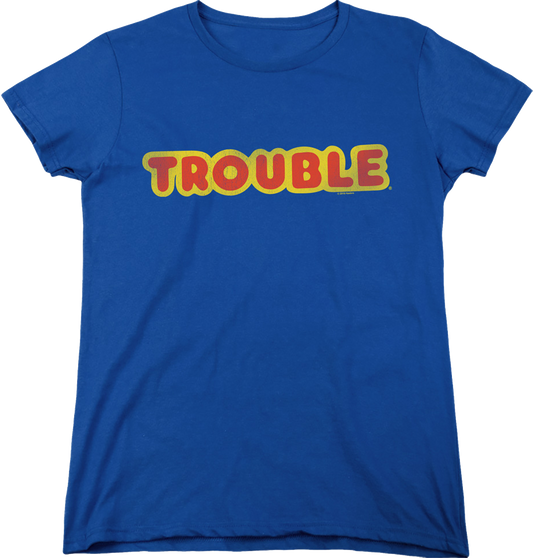 Womens Trouble Logo Hasbro Shirt