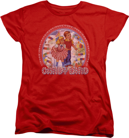 Womens Vintage Candy Land Shirt
