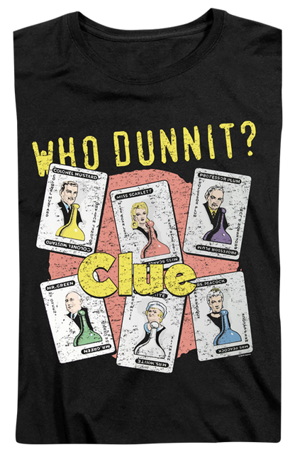 Womens Who Dunnit Clue Shirt