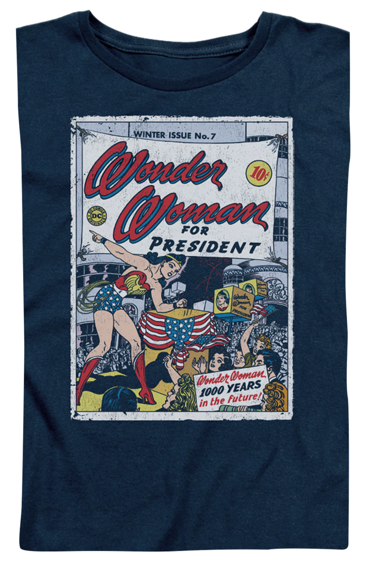 Womens Wonder Woman For President DC Comics Shirt