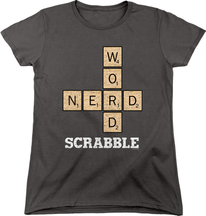Womens Word Nerd Scrabble Shirt