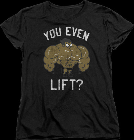 Womens You Even Lift Teen Titans Go Shirt