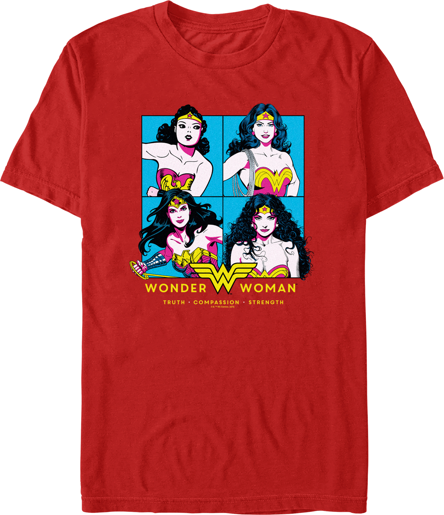 Wonder Woman Through The Years DC Comics T-Shirt