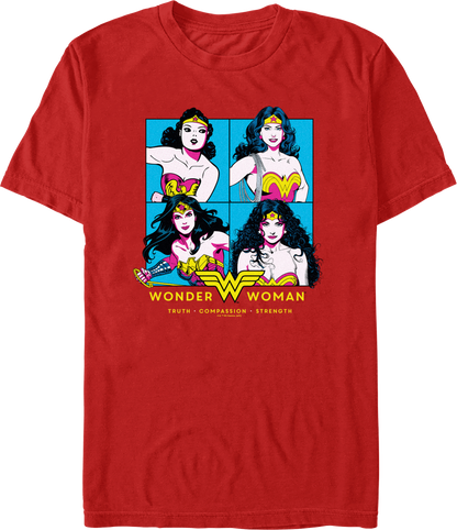 Wonder Woman Through The Years DC Comics T-Shirt