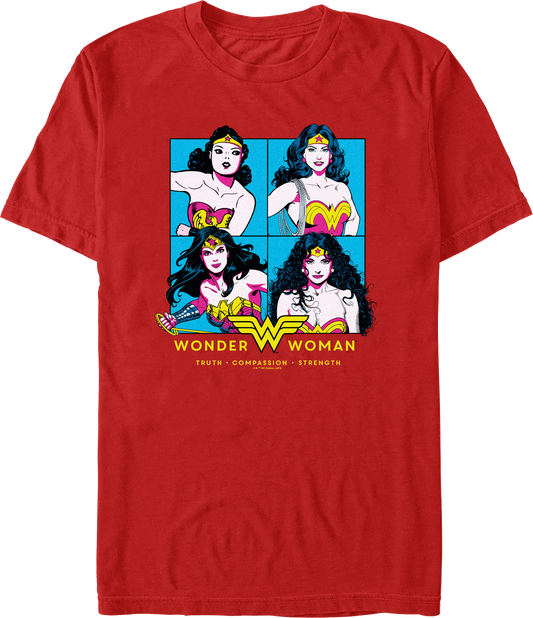 Wonder Woman Through The Years DC Comics T-Shirt