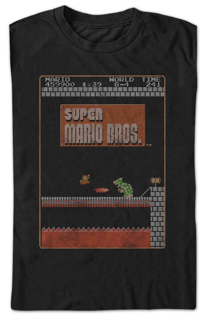 World 8-4 Super Mario Bros. T-Shirt