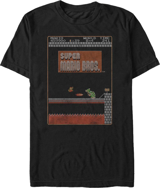 World 8-4 Super Mario Bros. T-Shirt