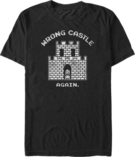 Wrong Castle Again Super Mario Bros. T-Shirt