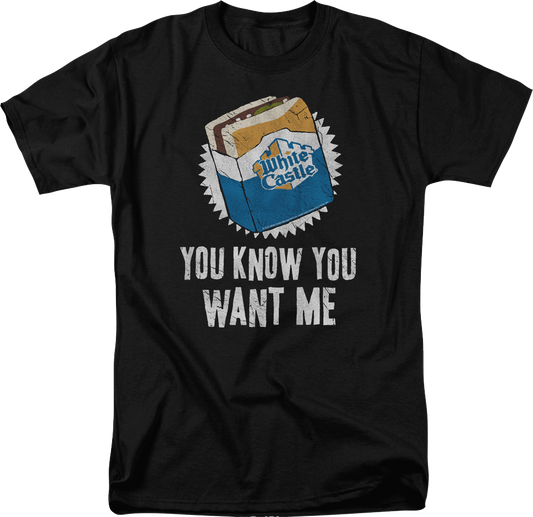 You Know You Want Me White Caste T-Shirt
