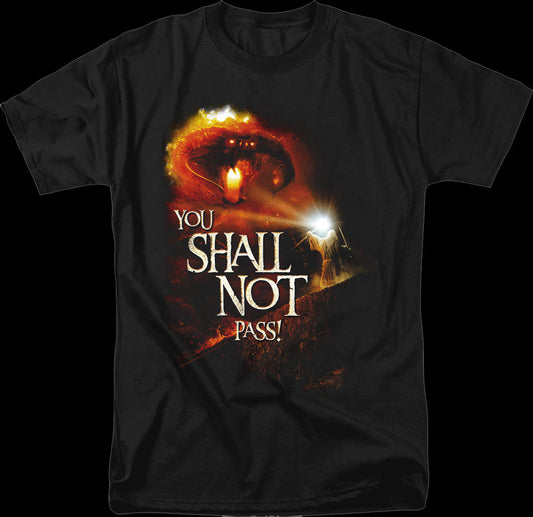 You Shall Not Pass Lord of the Rings T-Shirt