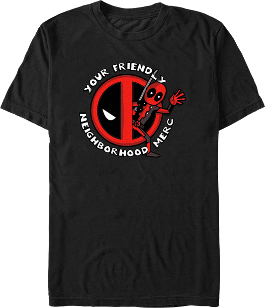 Your Friendly Neighborhood Merc Deadpool Marvel Comics T-Shirt