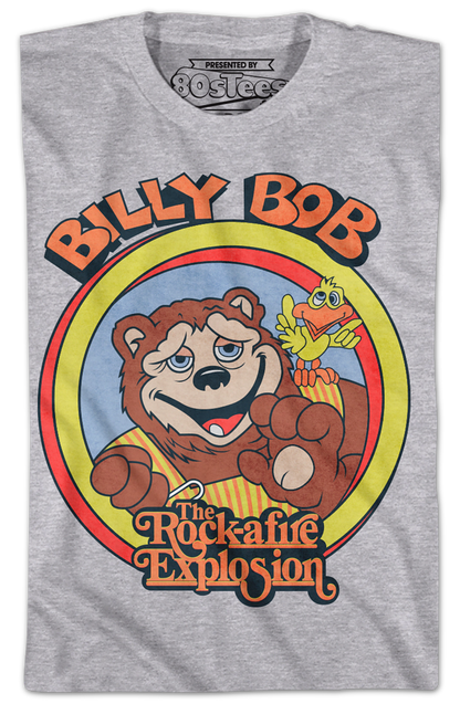 Youth Billy Bob Brockali Rock-afire Explosion Shirt
