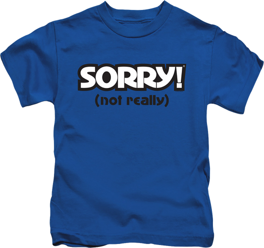 Youth Blue Sorry Shirt