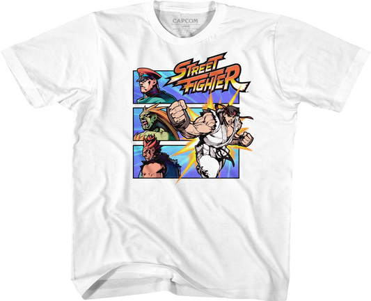 Youth Comic Attack Street Fighter Shirt