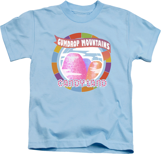 Youth Gumdrop Mountains Candy Land Shirt