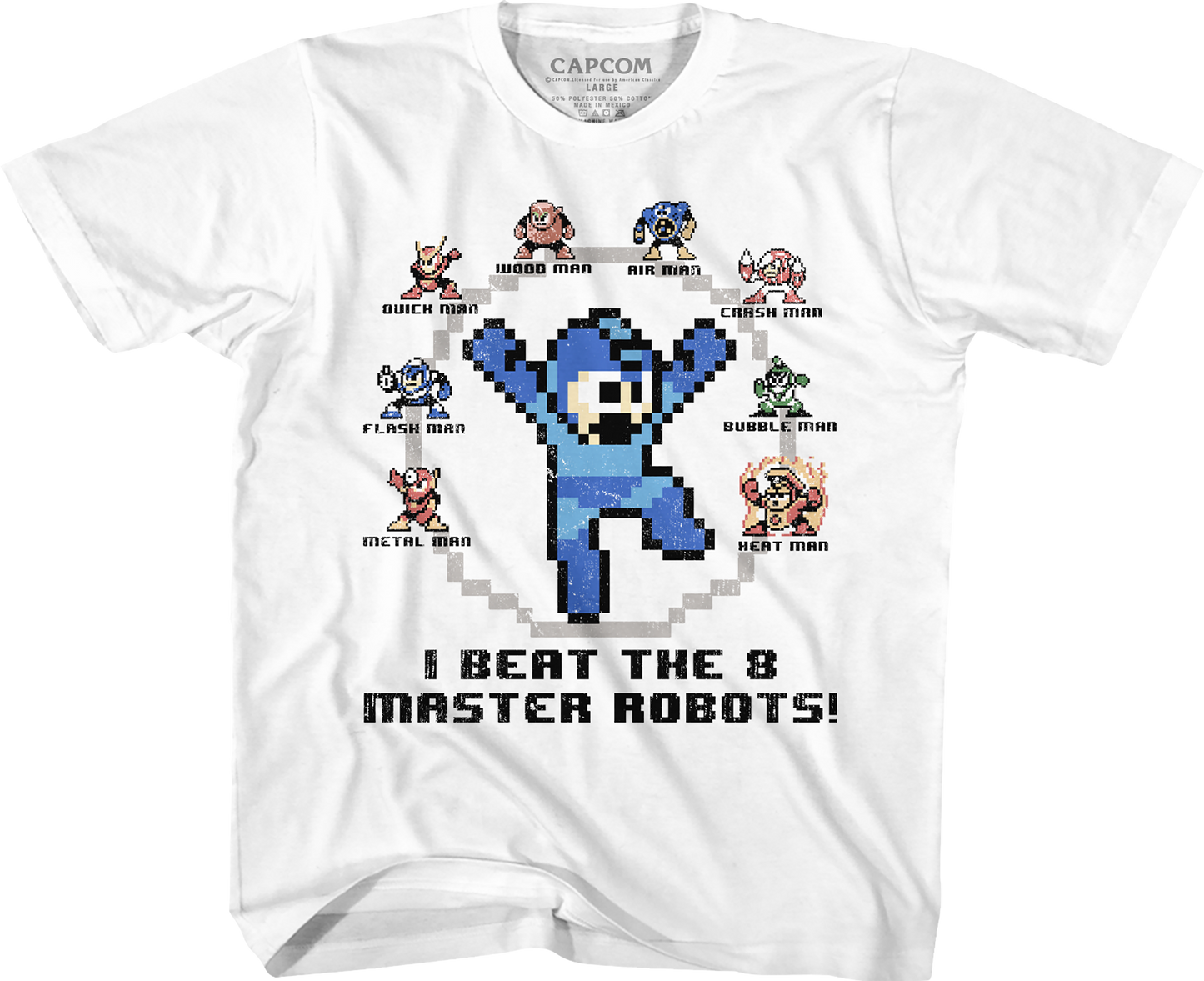 Youth I Beat The 8 Master Robots Mega Man Shirt