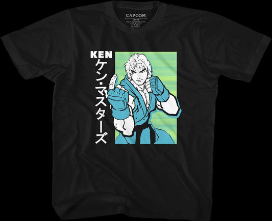 Youth Ken Japanese Street Fighter Shirt