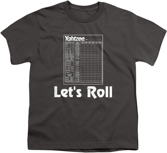 Youth Let's Roll Yahtzee Shirt