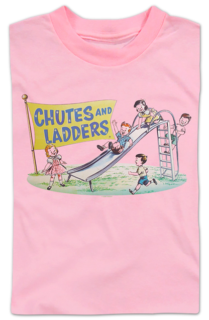 Youth Pink Chutes And Ladders Shirt