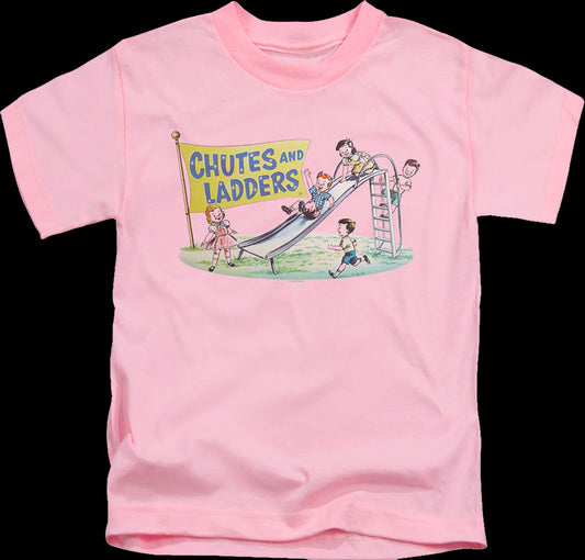 Youth Pink Chutes And Ladders Shirt
