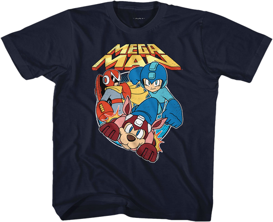 Youth Proto Man Rush and Mega Man Shirt